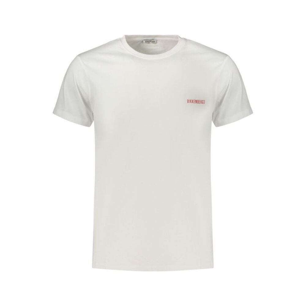 Bikkembergs White Cotton Mens Men's T-Shirt